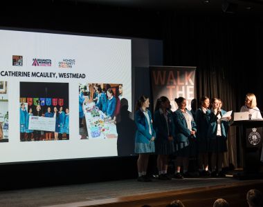 Catherine McAuley Walk the talk- 7674